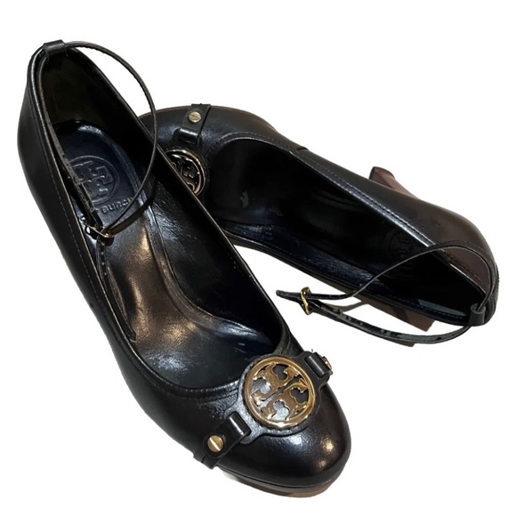 Tory Burch Black Platform Shoes - Picture 2 of 9